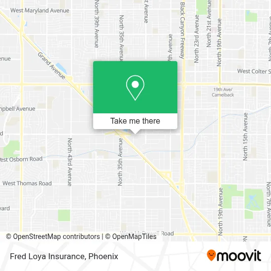 Fred Loya Insurance map
