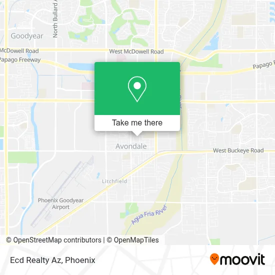 Ecd Realty Az map