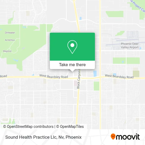 Sound Health Practice Llc, Nv map