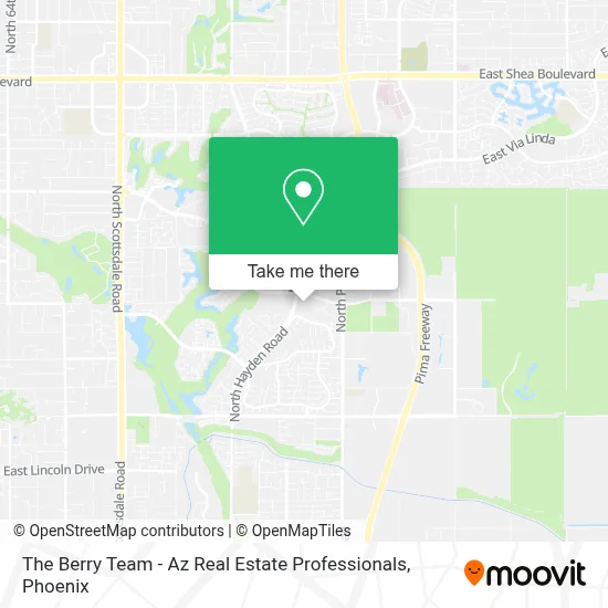 The Berry Team - Az Real Estate Professionals map