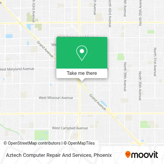 Aztech Computer Repair And Services map