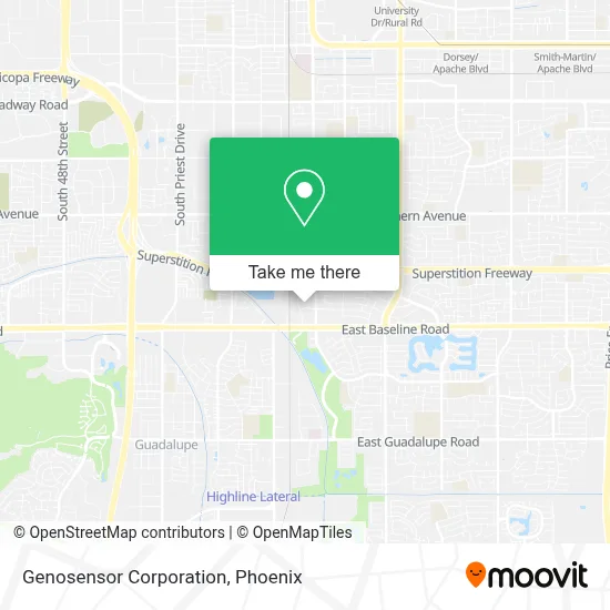 Genosensor Corporation map