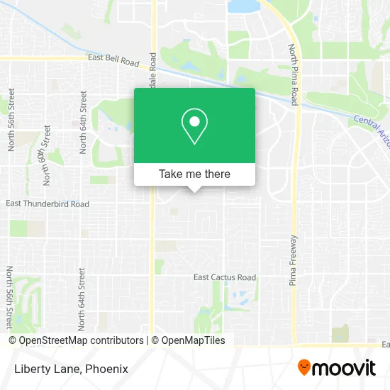 Liberty Lane map