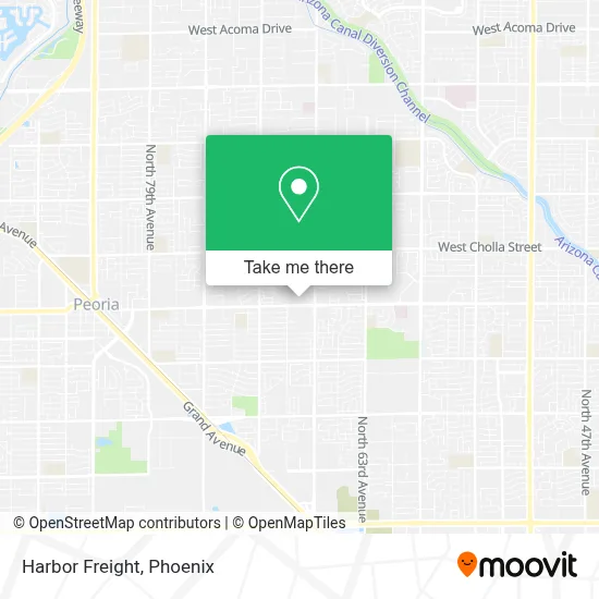 Harbor Freight map