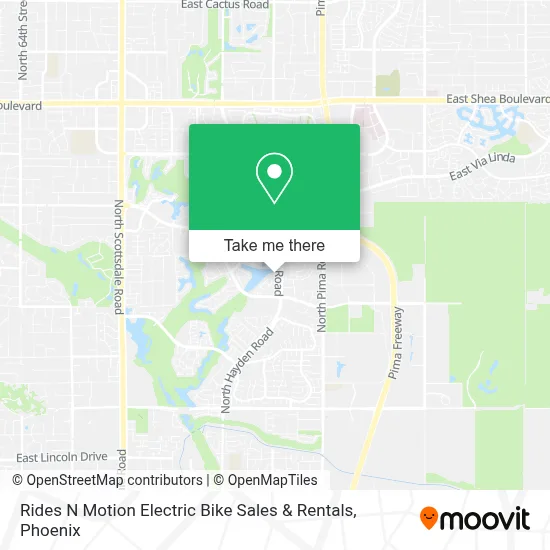 Rides N Motion Electric Bike Sales & Rentals map