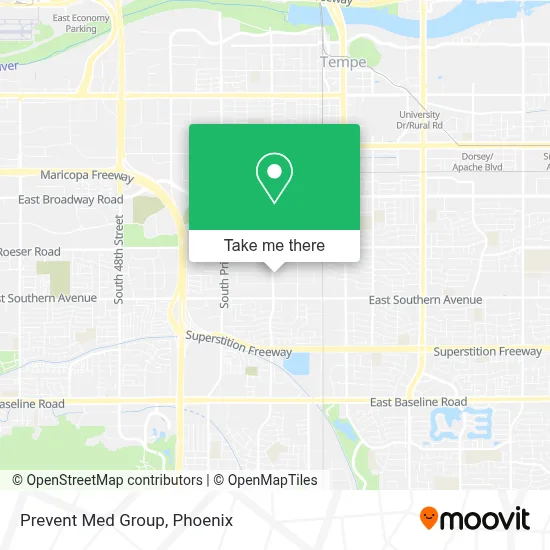 Prevent Med Group map