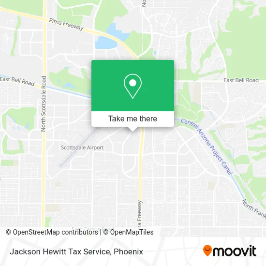 Jackson Hewitt Tax Service map