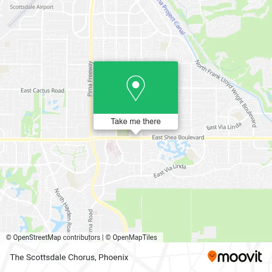 The Scottsdale Chorus map