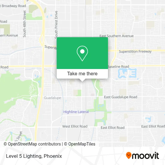 Level 5 Lighting map