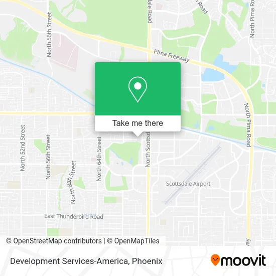 Development Services-America map