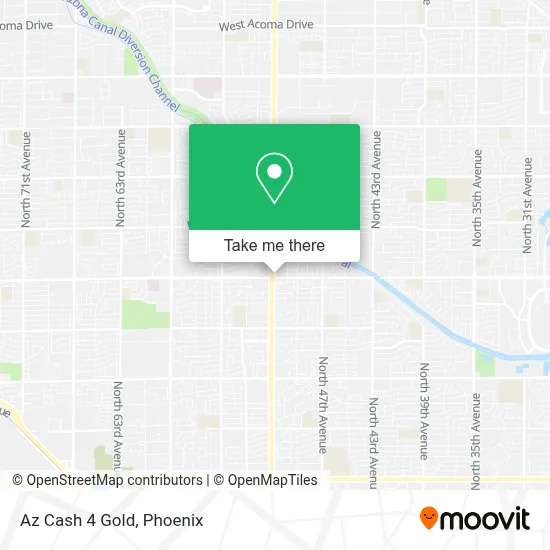 Az Cash 4 Gold map