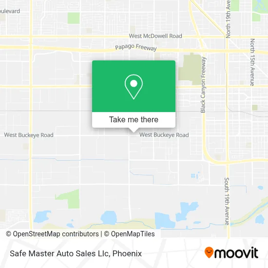 Safe Master Auto Sales Llc map