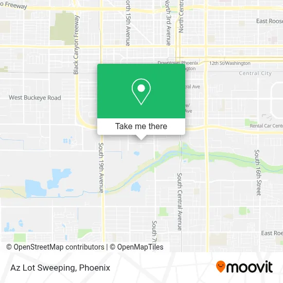 Az Lot Sweeping map