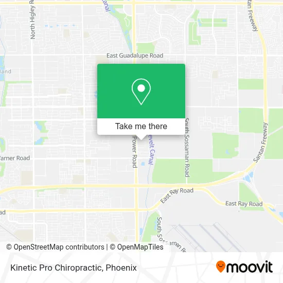 Kinetic Pro Chiropractic map