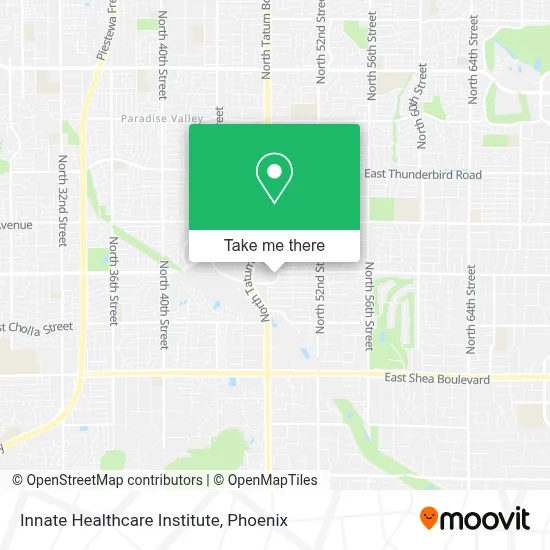 Innate Healthcare Institute map