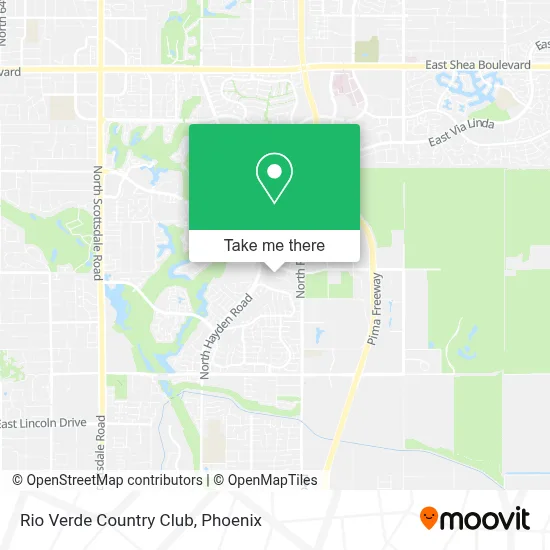 Rio Verde Country Club map