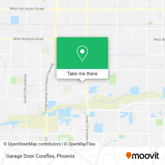 Garage Door Coreflex map