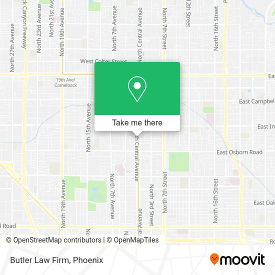 Butler Law Firm map
