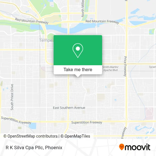 R K Silva Cpa Pllc map