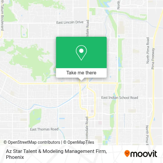 Az Star Talent & Modeling Management Firm map