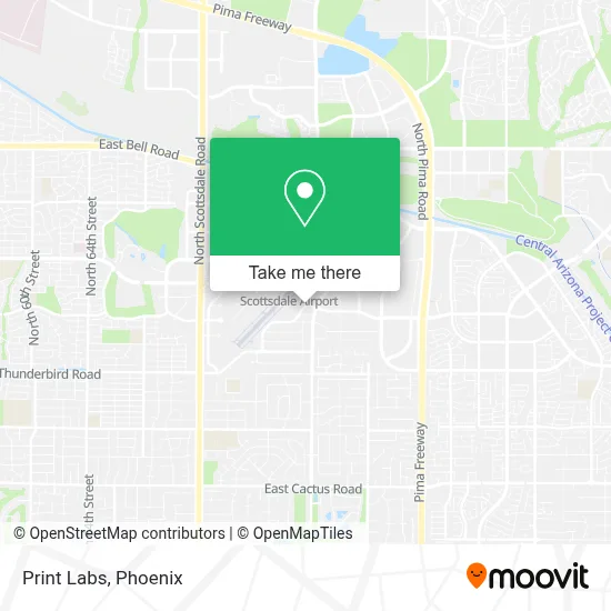 Print Labs map
