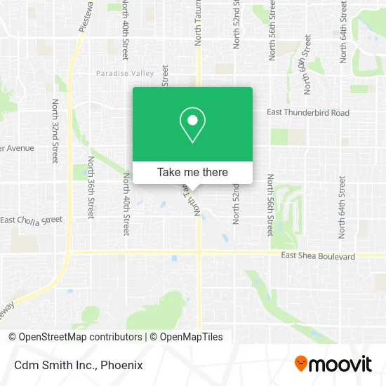 Cdm Smith Inc. map