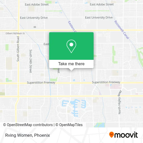 Rving Women map