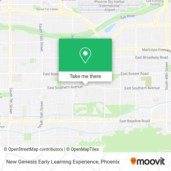 New Genesis Early Learning Experience map