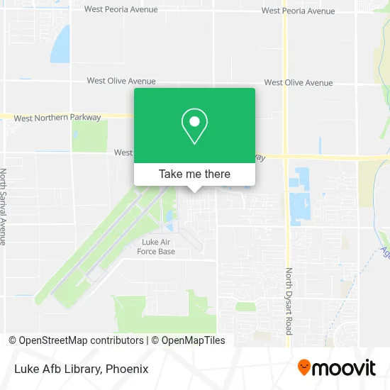 Luke Afb Library map