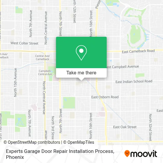 Experts Garage Door Repair Installation Process map