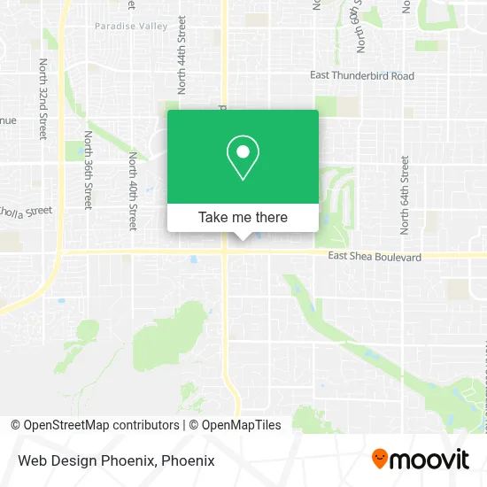 Web Design Phoenix map