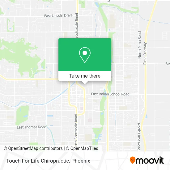 Touch For Life Chiropractic map