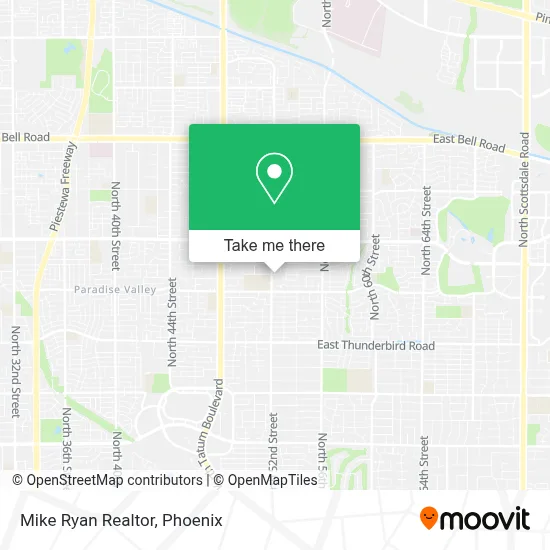 Mike Ryan Realtor map