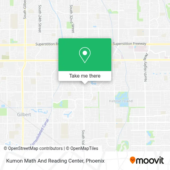 Kumon Math And Reading Center map