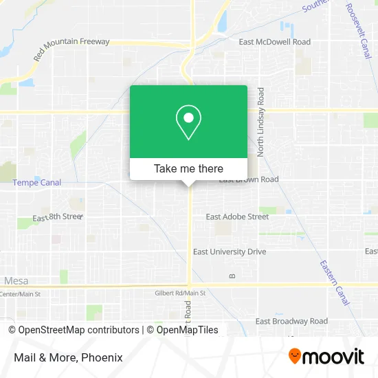 Mail & More map