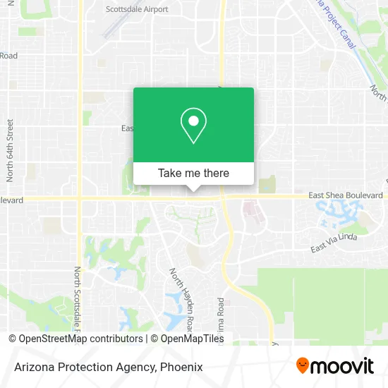 Arizona Protection Agency map