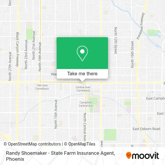 Randy Shoemaker - State Farm Insurance Agent map