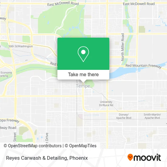 Reyes Carwash & Detailing map