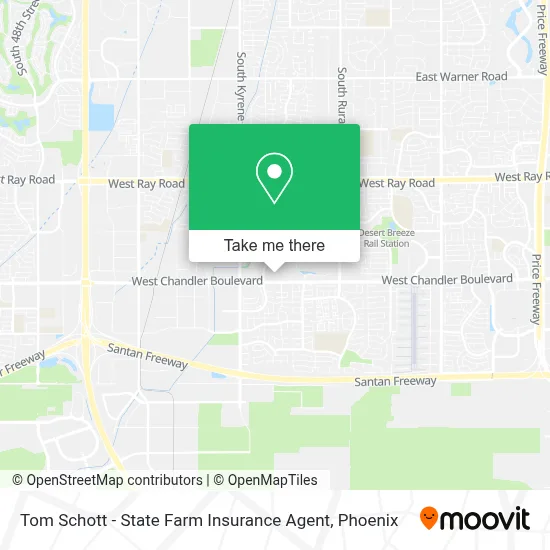 Tom Schott - State Farm Insurance Agent map