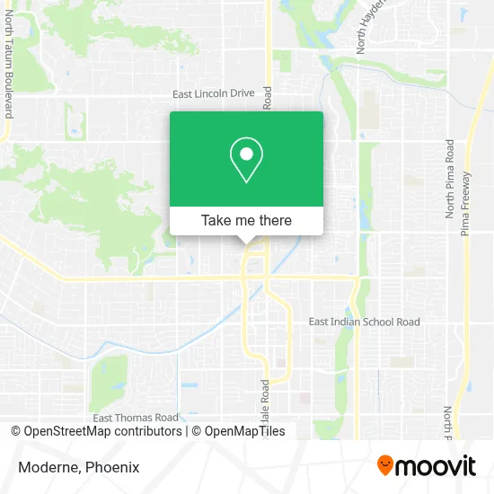 Moderne map