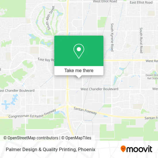 Palmer Design & Quality Printing map