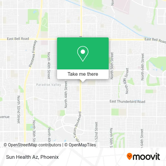Sun Health Az map