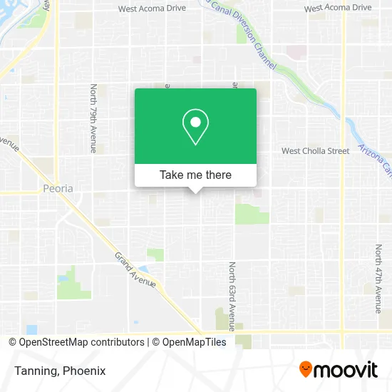 Tanning map