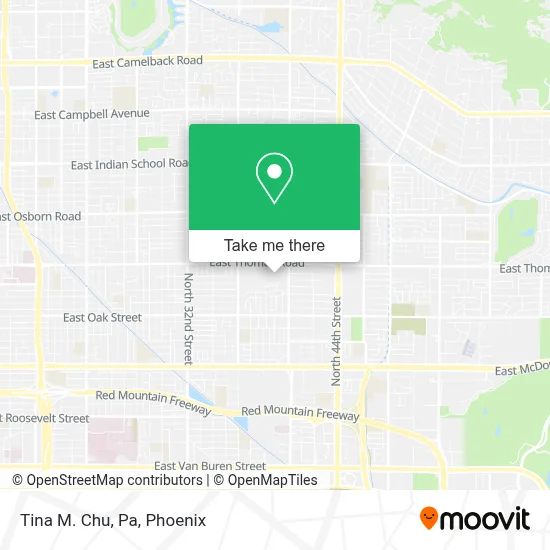 Tina M. Chu, Pa map