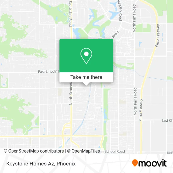 Keystone Homes Az map