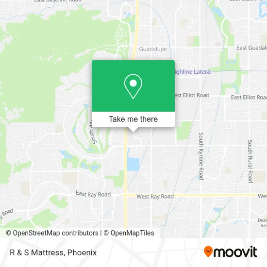 R & S Mattress map