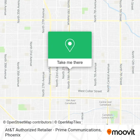 At&T Authorized Retailer - Prime Communications map