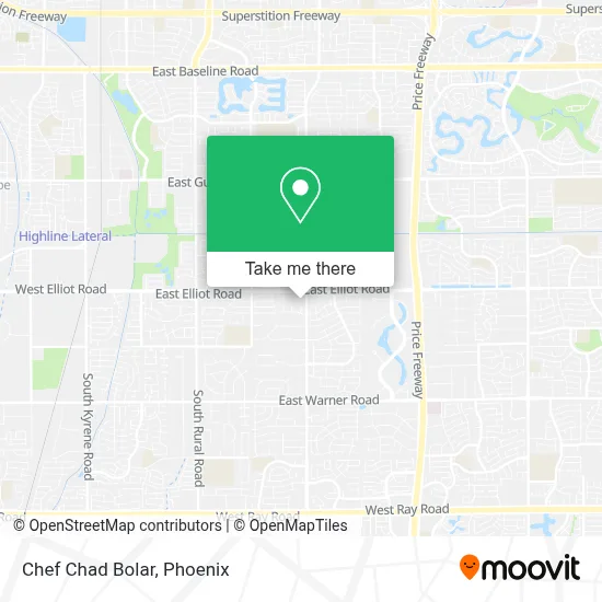 Chef Chad Bolar map