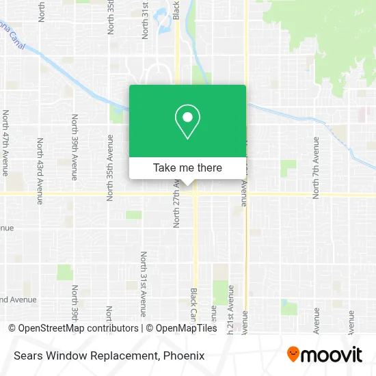 Sears Window Replacement map