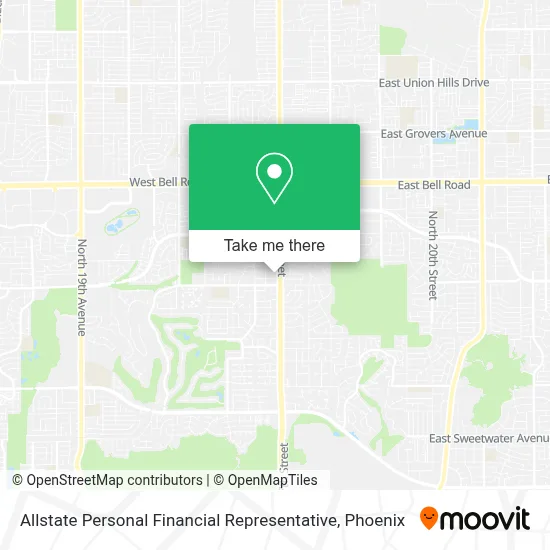 Allstate Personal Financial Representative map